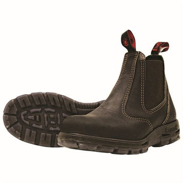 Redback Bobcat Claret Oil Kip Slip - on Safety Boots - Kiwi Workgear